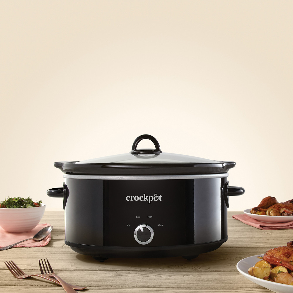 Crock-Pot® Manual 7-Quart Slow Cooker, Black | Crock-Pot