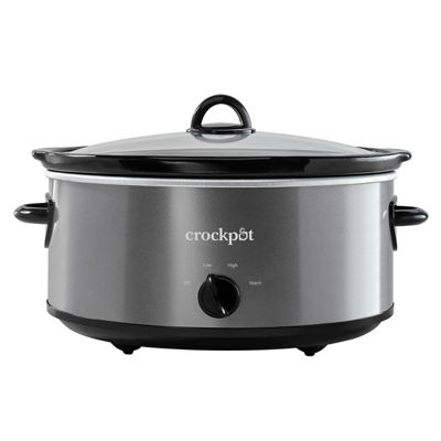 Crock-Pot&reg; Manual 7-Quart Slow Cooker, Charcoal