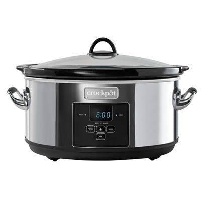 Crock-Pot&reg; Programmable 7-Quart Slow Cooker, Platinum