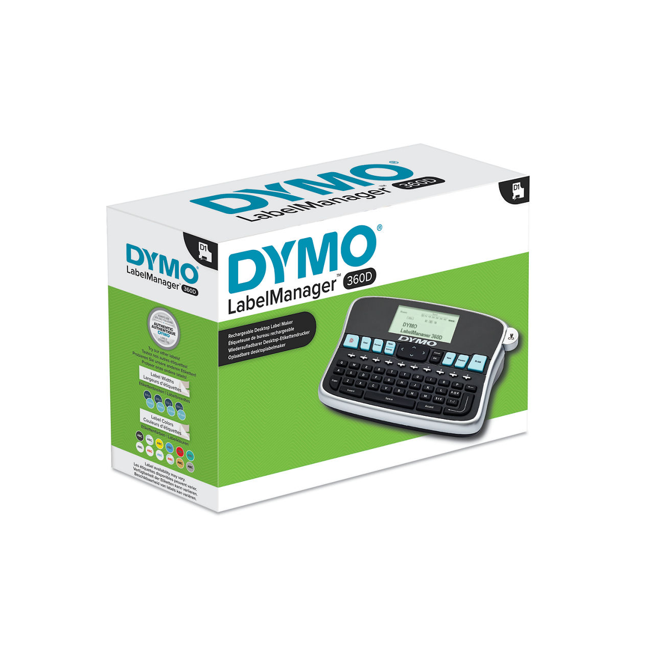 DYMO LabelManager 360D Rechargeable Hand-Held Label Maker | Dymo AU