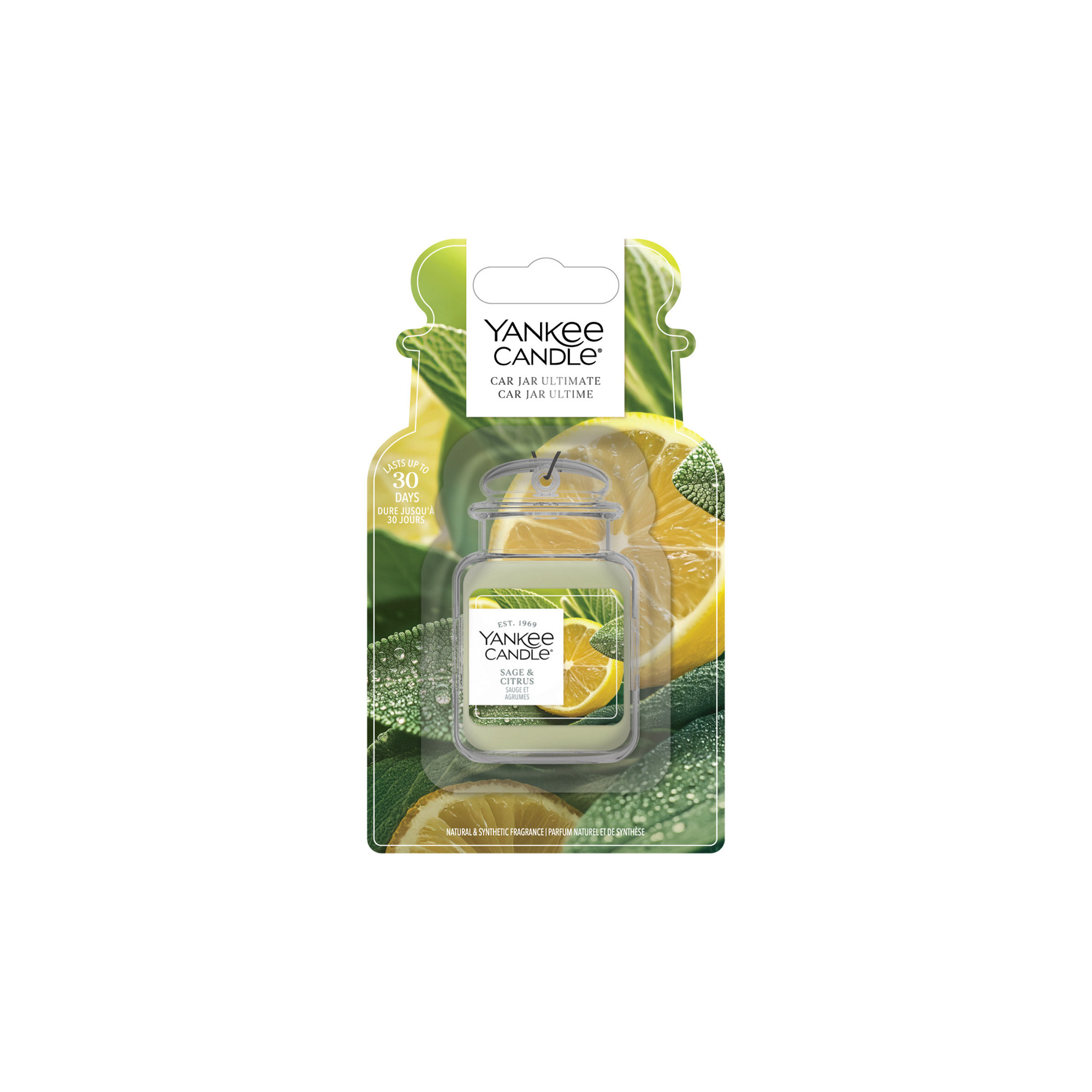 Sage & Citrus Car Air Freshener Yankee Candle, Green