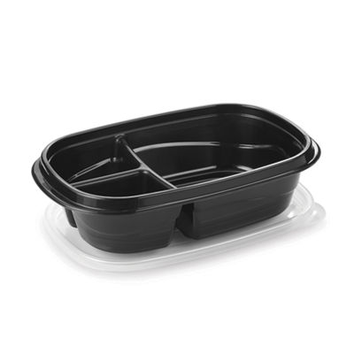 Récipients divisés de rangement d’aliments, préparation des repas TakeAlongs® 1,11 l (4,7 tasses)