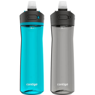Contigo&reg; Ashland 2.0 Tritan Water Bottle with AUTOSPOUT&reg; Lid, 24oz, 2-pack