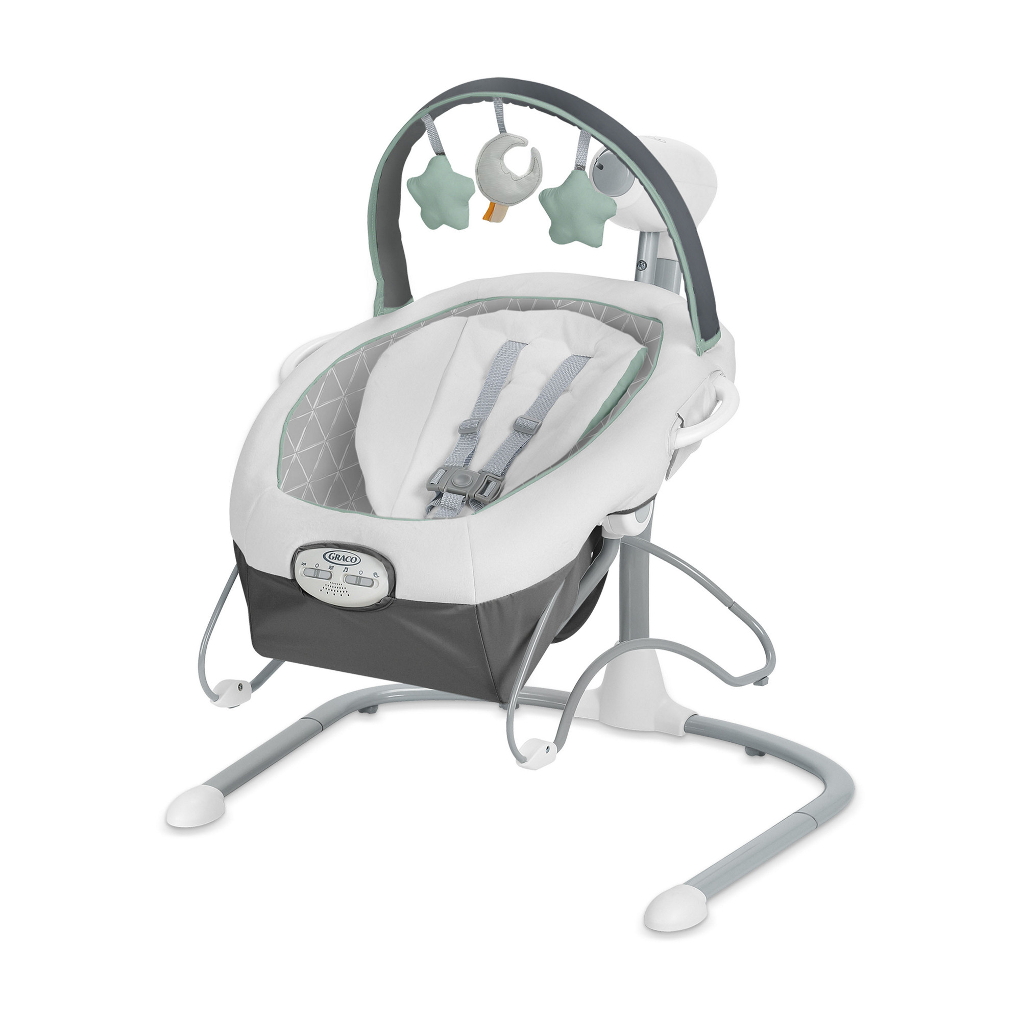 Graco Soothe 'N Swayâ¢ Lx Swing With Portable Bouncer, Derby Green
