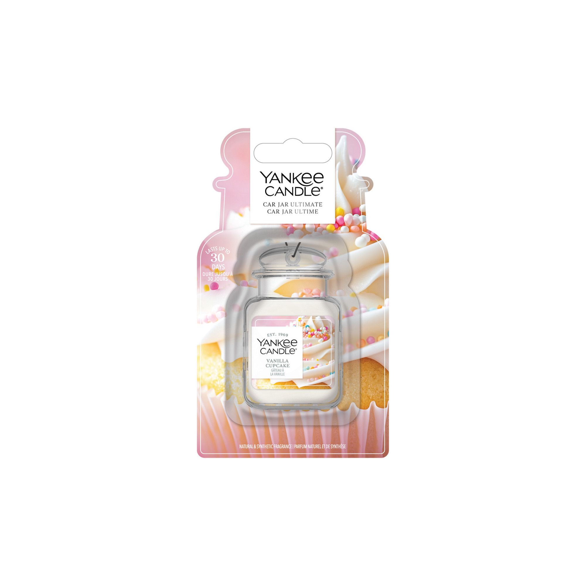 Vanilla Cupcake Car Air Freshener Yankee Candle, Yellow | Sweet & Spicy