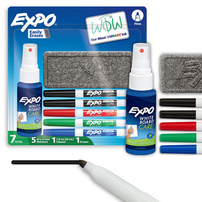 EXPO Low Odor Dry Erase Markers, Kit