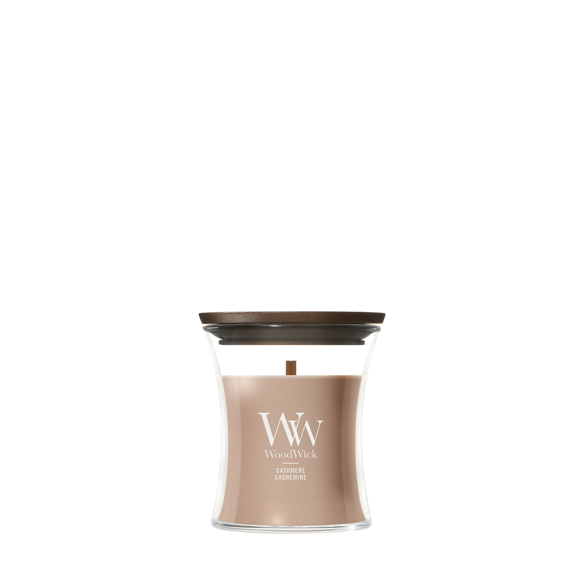 WoodWick Mini Hourglass Candle - Brown - Sandalwood, Tonka Bean, Quince Scent - Image 3