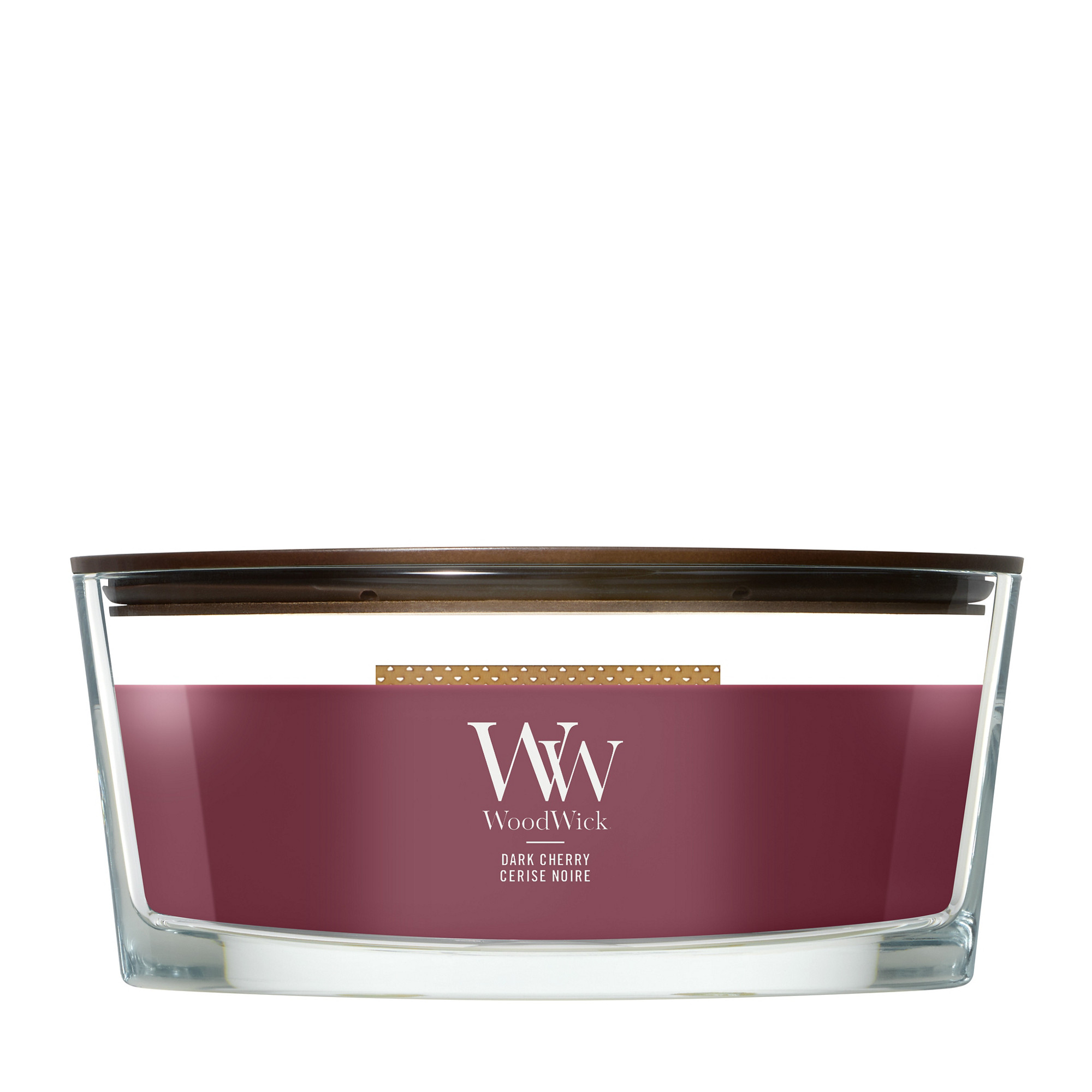 Dark Cherry Candle WoodWick, Red | Fruity & Citrus