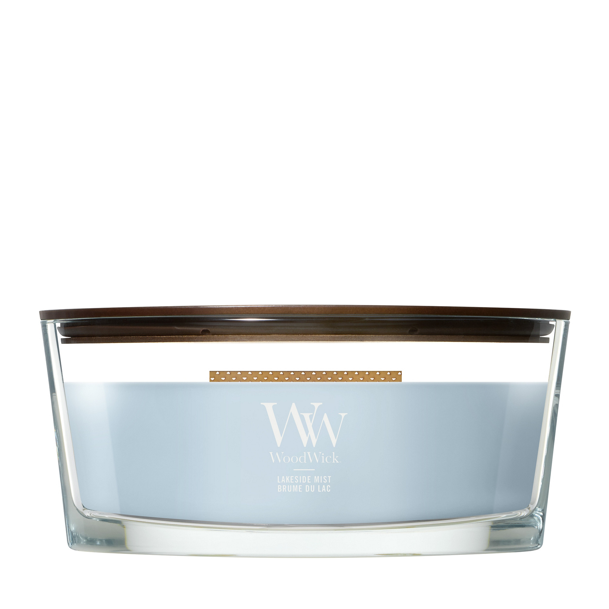 Lakeside Mist Candle WoodWick, Blue | Fresh & Clean