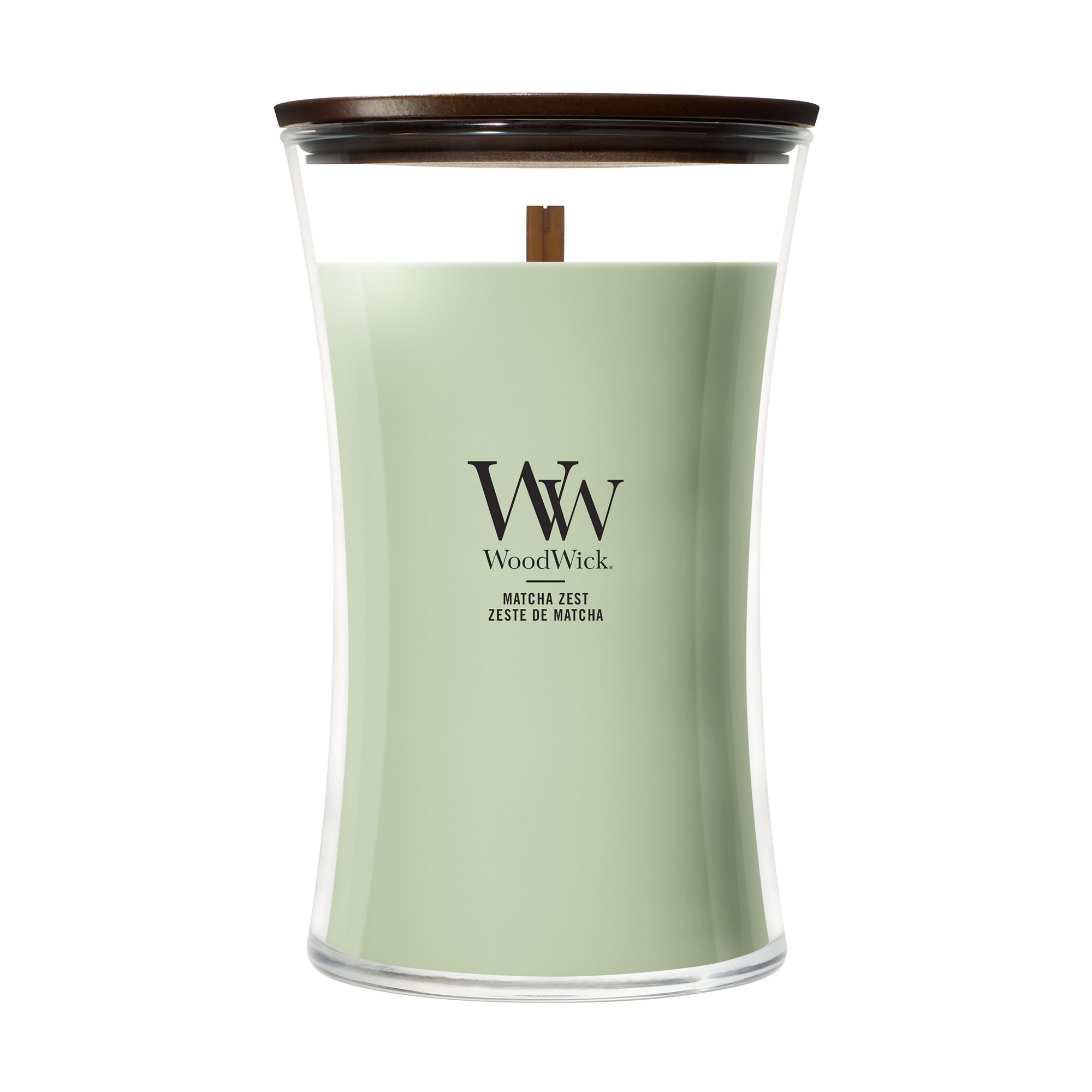 Matcha Zest Candle WoodWick, Green | Gourmand
