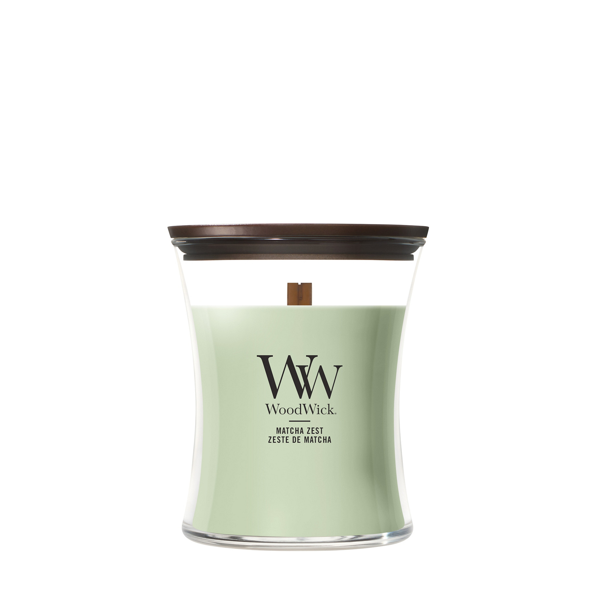 Matcha Zest Candle WoodWick, Green | Gourmand