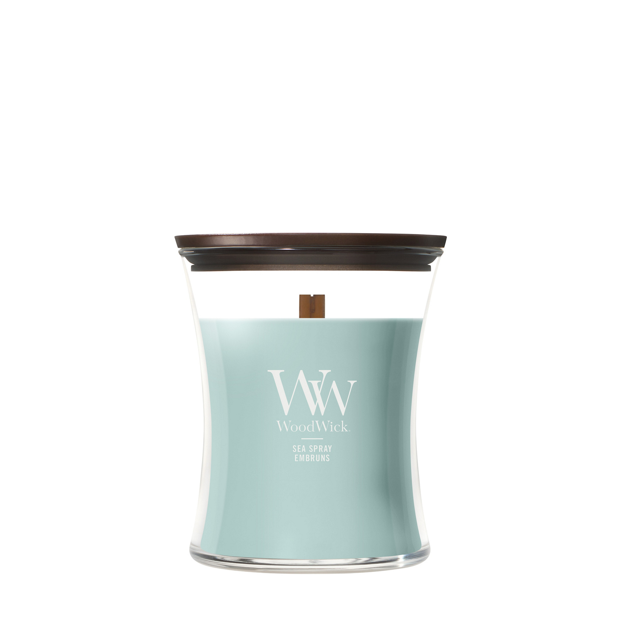 Sea Spray Candle WoodWick, Blue | Fresh & Clean