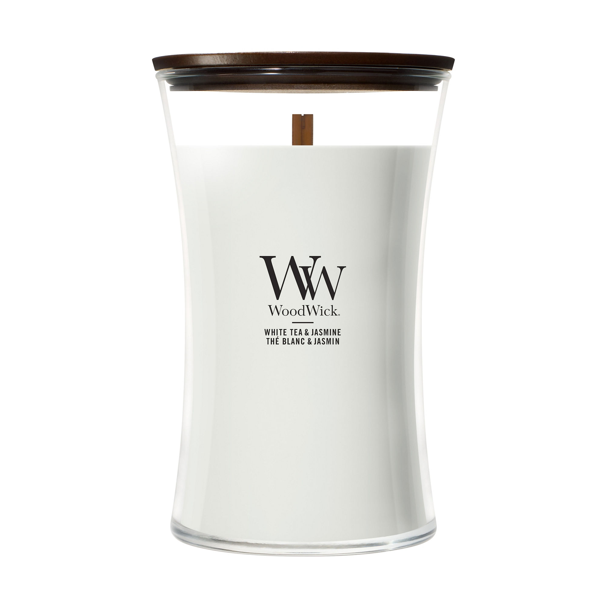 White Tea & Jasmine Candele grandi WoodWick | Fruttato e Agrumi