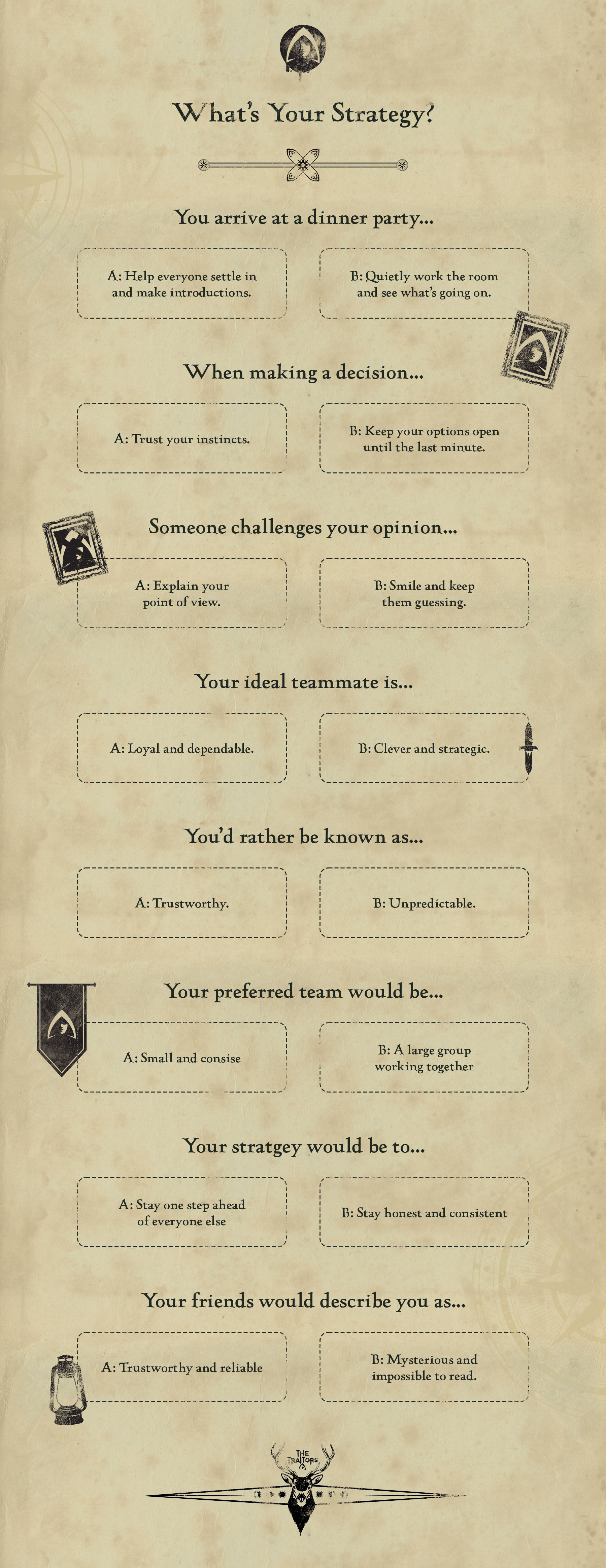 The Traitors quiz