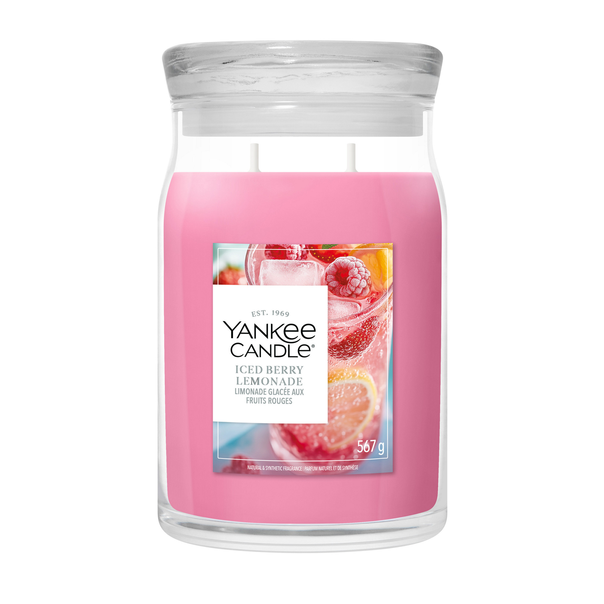 Iced Berry Lemonade Candle Yankee Candle, Pink | Citrus