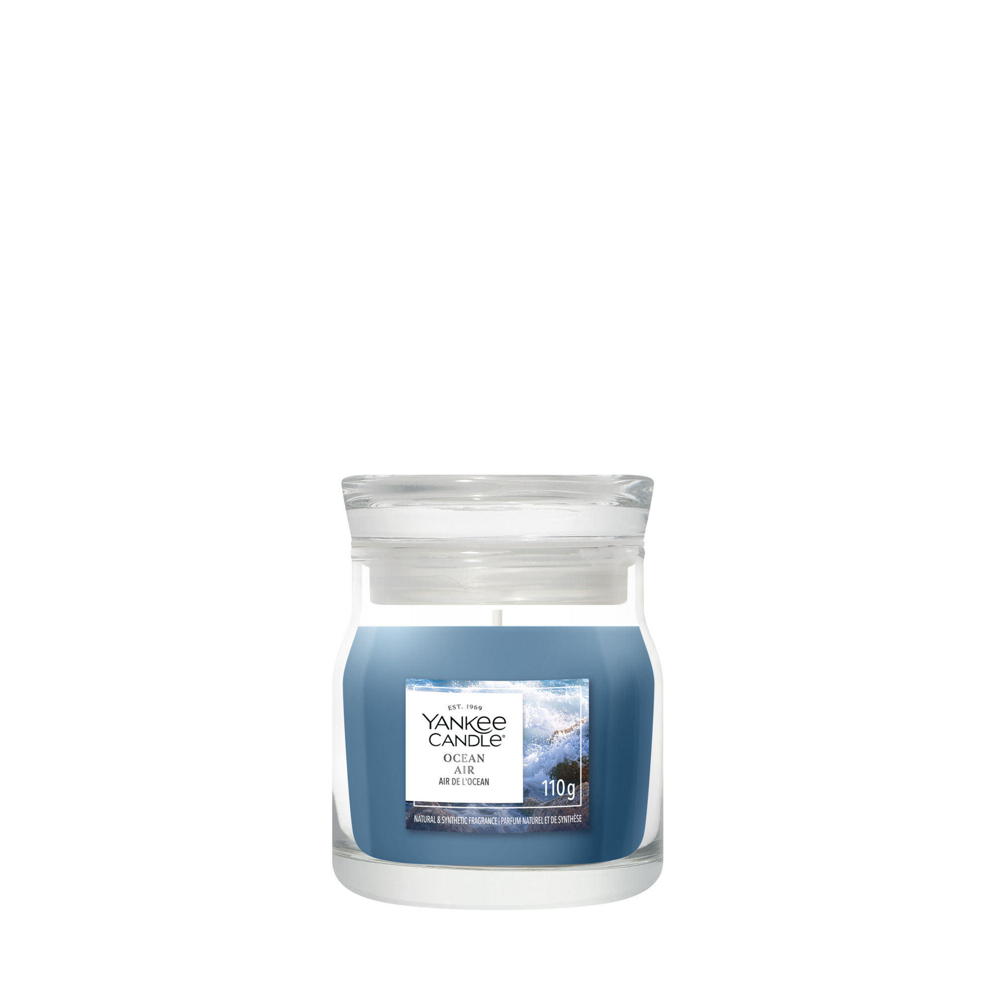 Ocean Air Candele piccole Signature Yankee Candle, Blue | Fresca e pulita