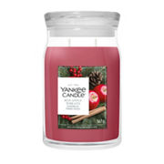 Red Apple Wreath Candle