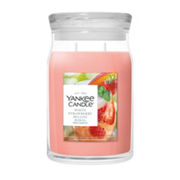 White Strawberry Bellini Kerze