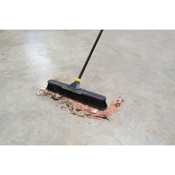 Jobsite Push Broom, Commercial Grade, 24-In.