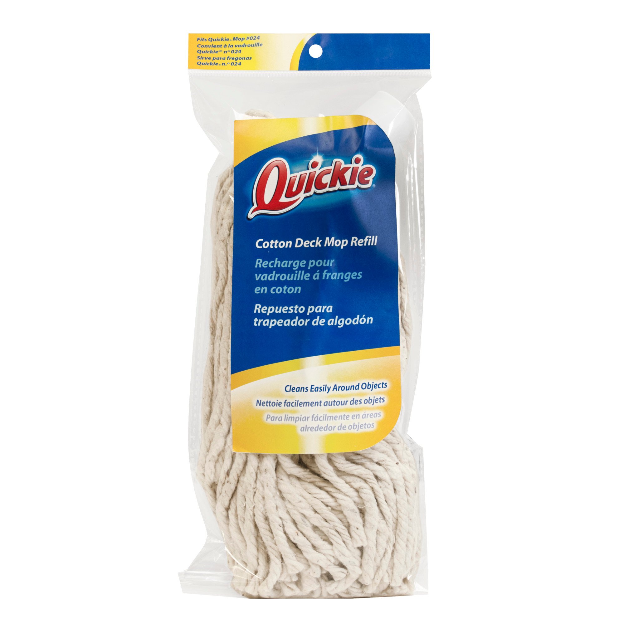 Quickie® Deluxe Cotton Deck Mop Refill image number null