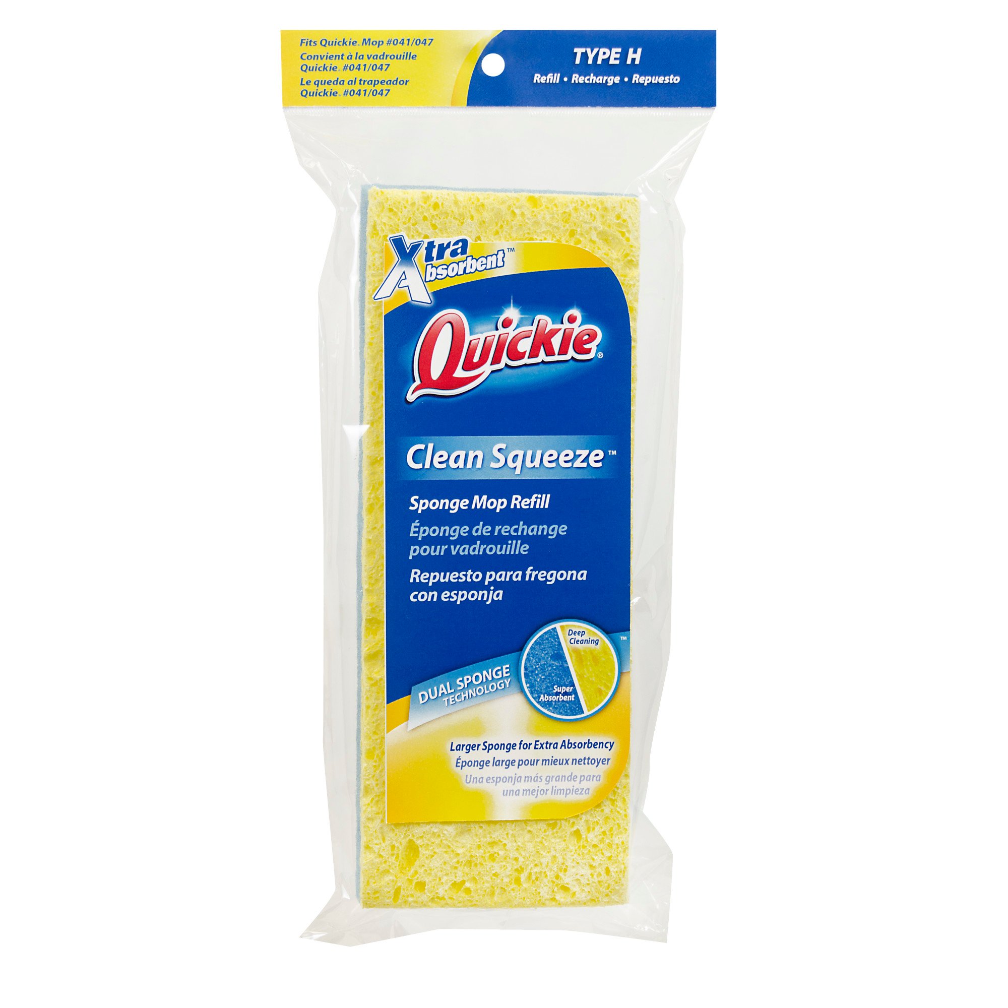 Quickie® Sponge Mop Refill W/ Microban image number null