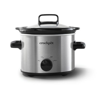 Crockpot™ 2-Quart Classic Slow Cooker, Small Slow Cooker, Stainless Steel