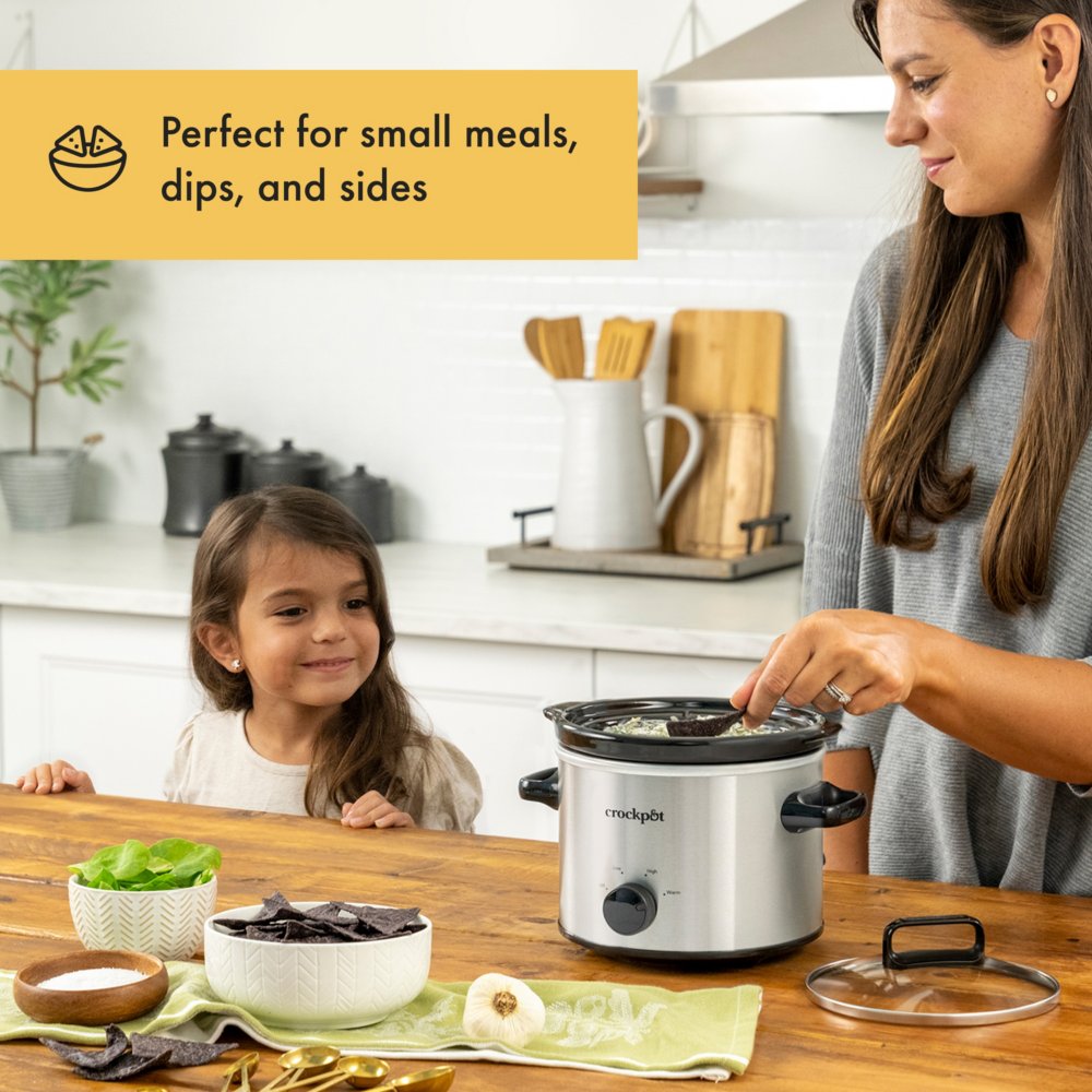 1.5QT Slow Cooker, Black – Bella Housewares