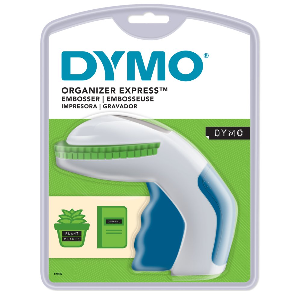 DYMO Embossing Label Maker With 3 DYMO Label Tapes Organizer Xpress Pro Label