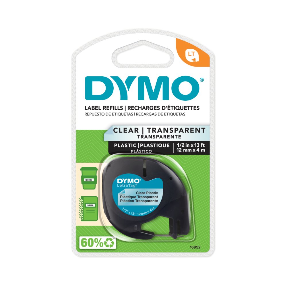 DYMO LetraTag Plastic Labels | Dymo