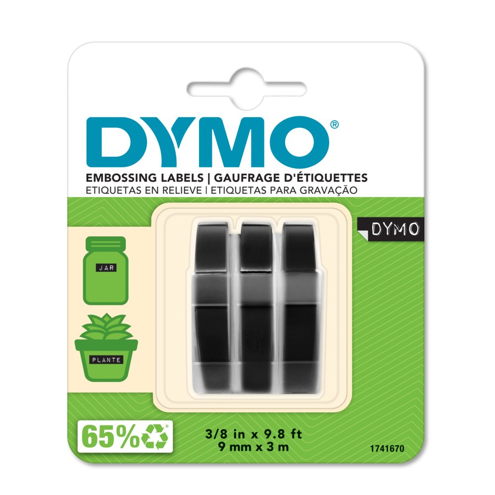 DYMO embossing Tape 5201-04 Glossy Orange 3/8" x 12 Ft NEW Label Labeling 