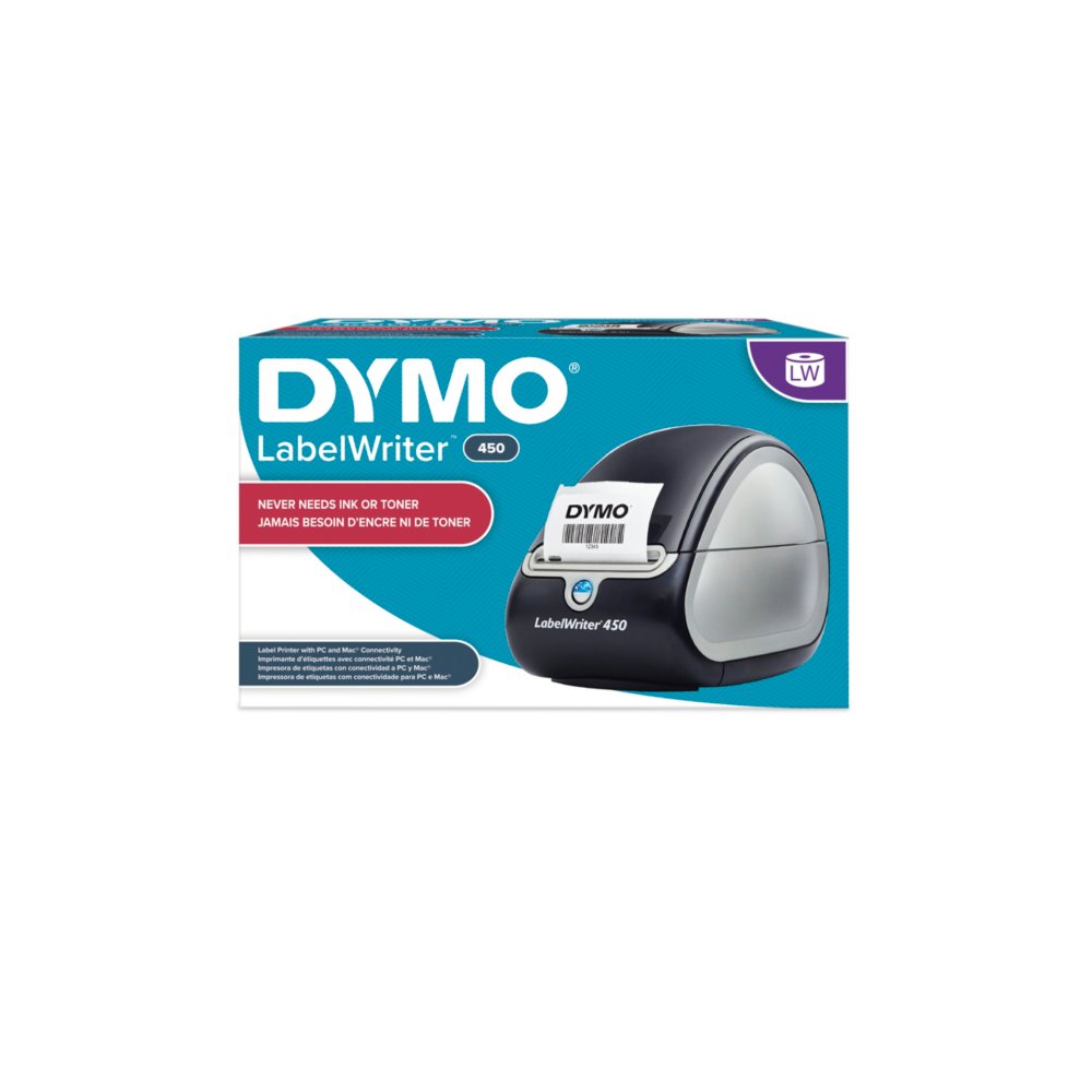 Dymo LabelWriter 450 Theraml Label Printer with Lable Rolls for sale online 