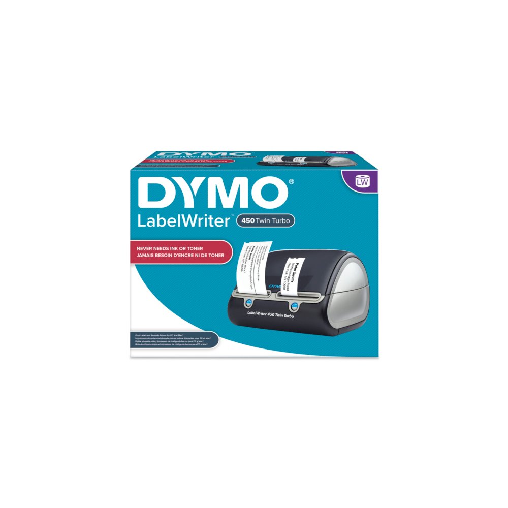 New Dymo LabelWriter 450 Twin Turbo Direct Thermal Label Printer