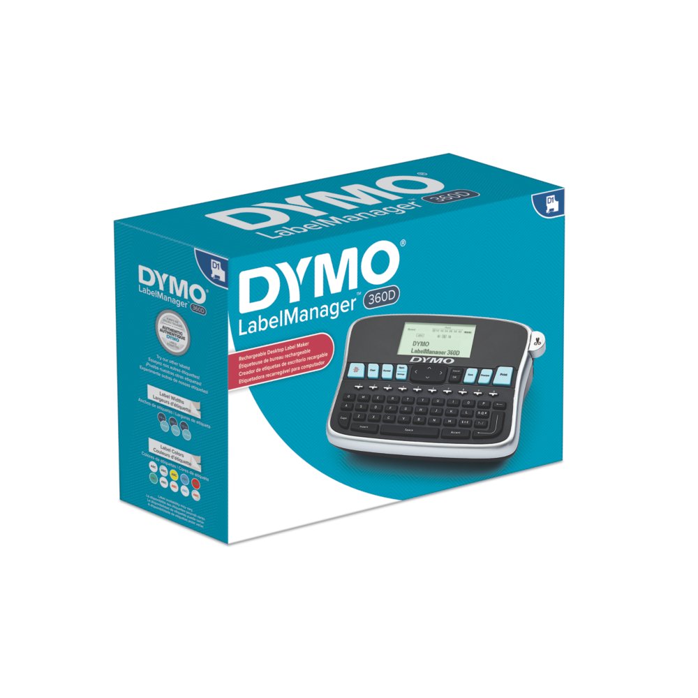 400 450D come Dymo D1 vhbw Cartuccia a cassetta 19mm per Dymo LabelManager 350 360D S0720830. 45803 350D 420P 450