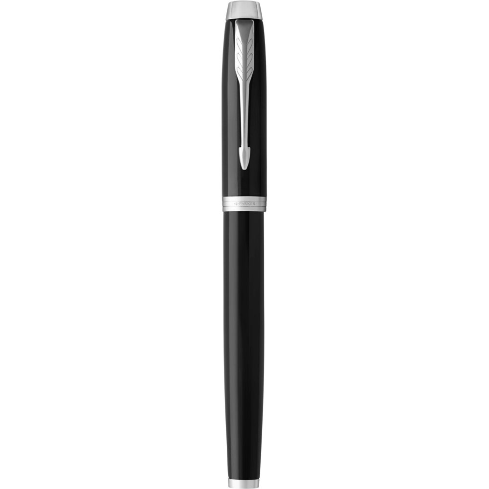 PARKER IM Rollerball Pen, White Lacquer with Fine Point Black Ink Refill  (1931674), White and Chrome