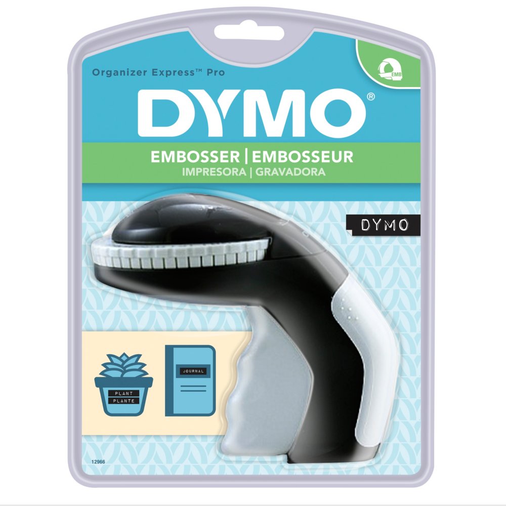 DYMO Embossing Label Maker With 3 DYMO Label Tapes Organizer Xpress Pro Label