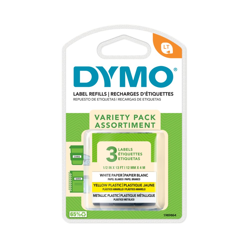 DYMO LetraTag Plastic Labels