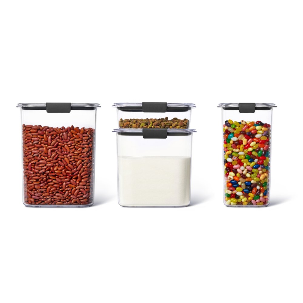Brilliance™ Pantry Food Storage Container Set, Assorted Sizes Rubbermaid