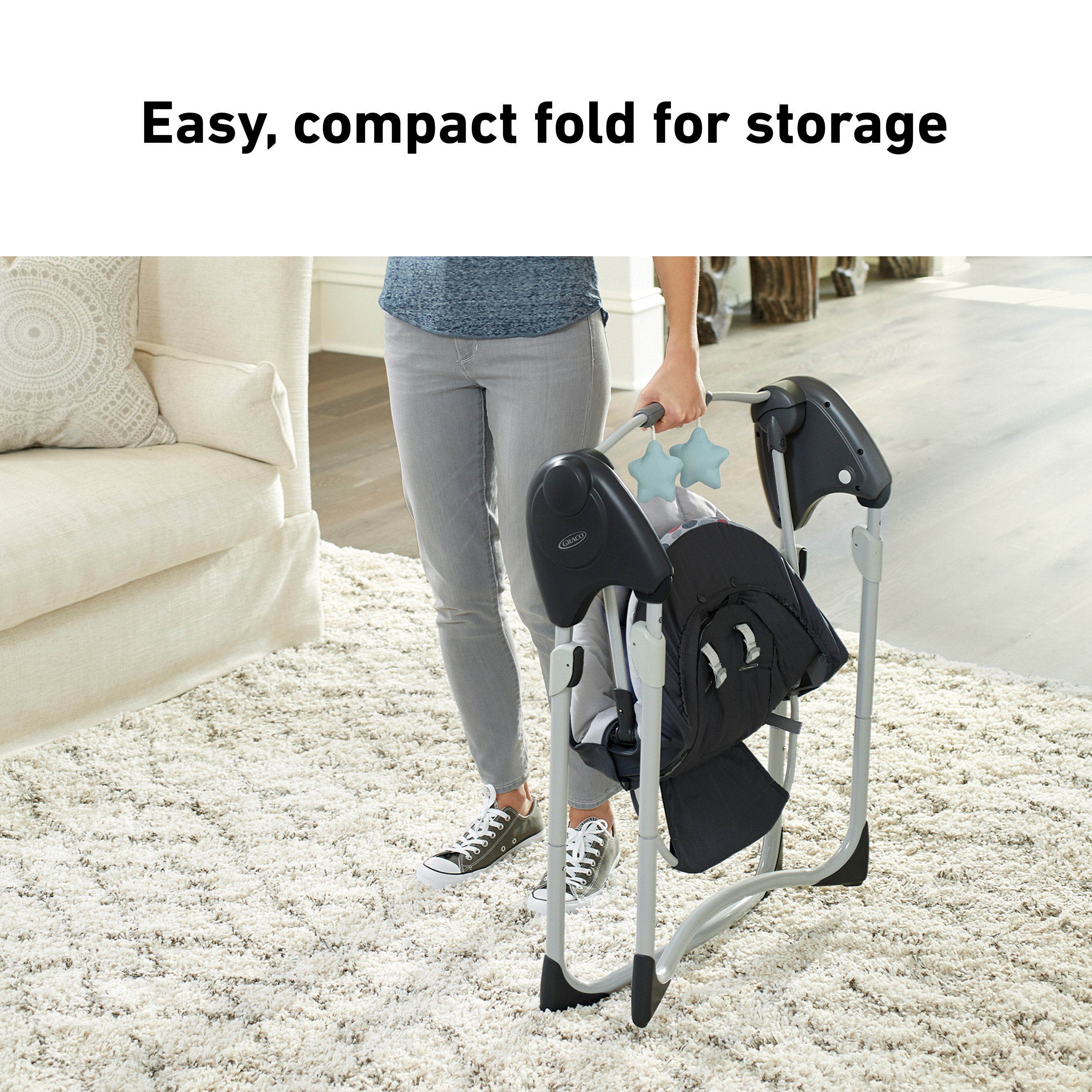 graco slim spaces swing troubleshooting