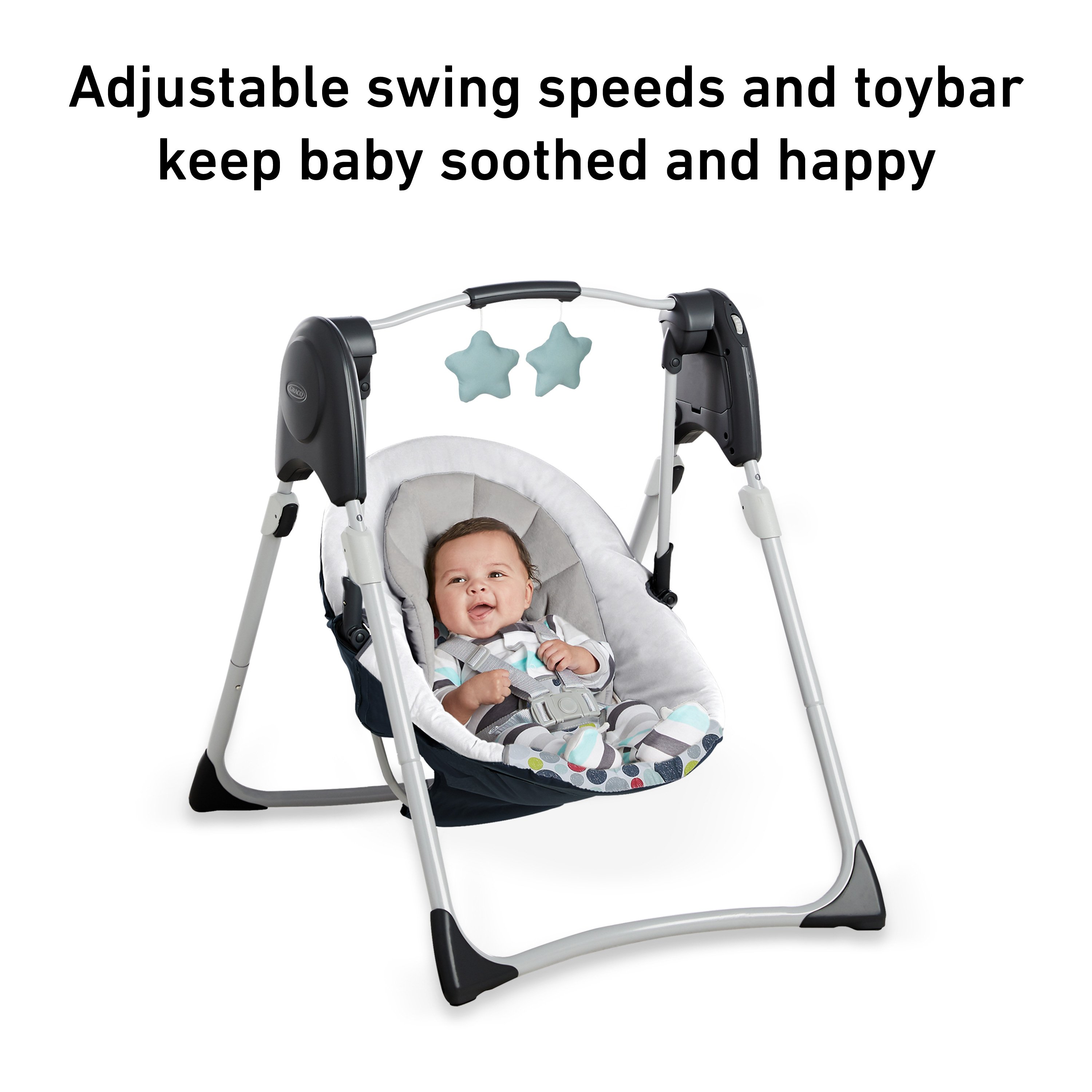 target graco slim spaces compact swing