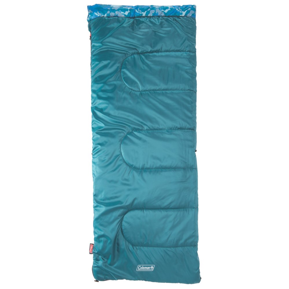 Kids Camo™ 45°F Youth Sleeping Bag, Blue Camo | Coleman
