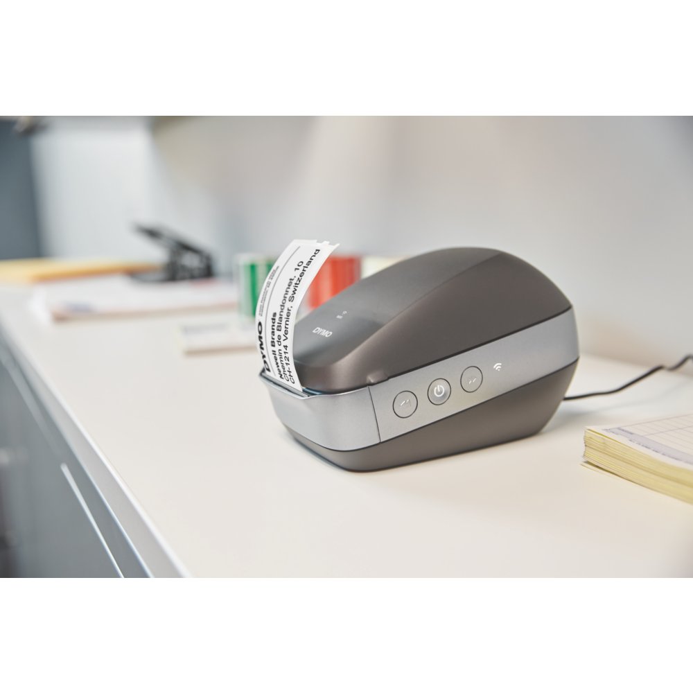 Dymo labelwriter wireless stampante per etichette termica diretta 600x300  dpi con cavo e senza cavo