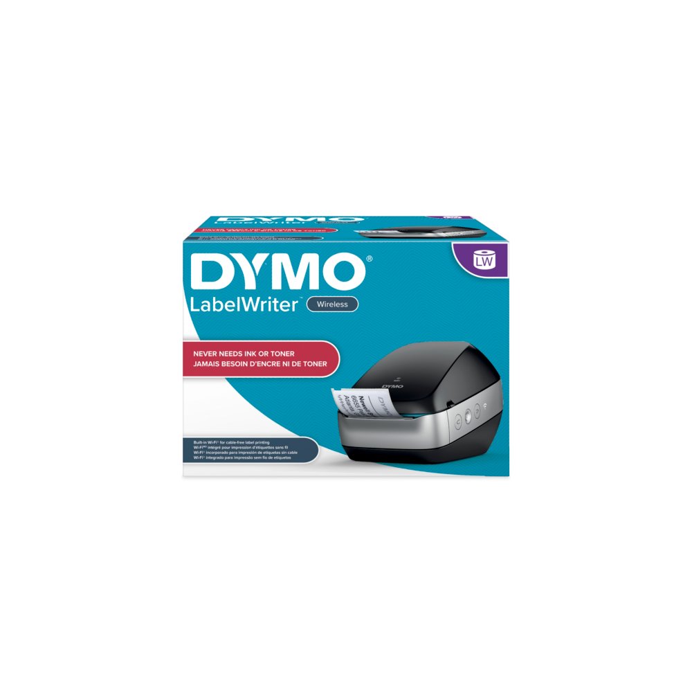 Dymo 2x Compatible S0722530 Blk/Wh 25x13mm Labels 11353 for Dymo LabelWriter Wireless 