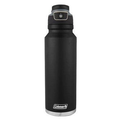 Coleman Freeflow Stainless Steel Autoseal Insulated Water Bottle 40oz, Black
