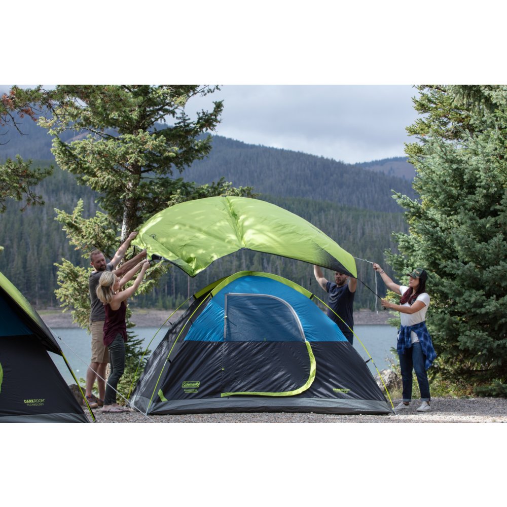 4 Person Dark Room Sundome Tent Coleman