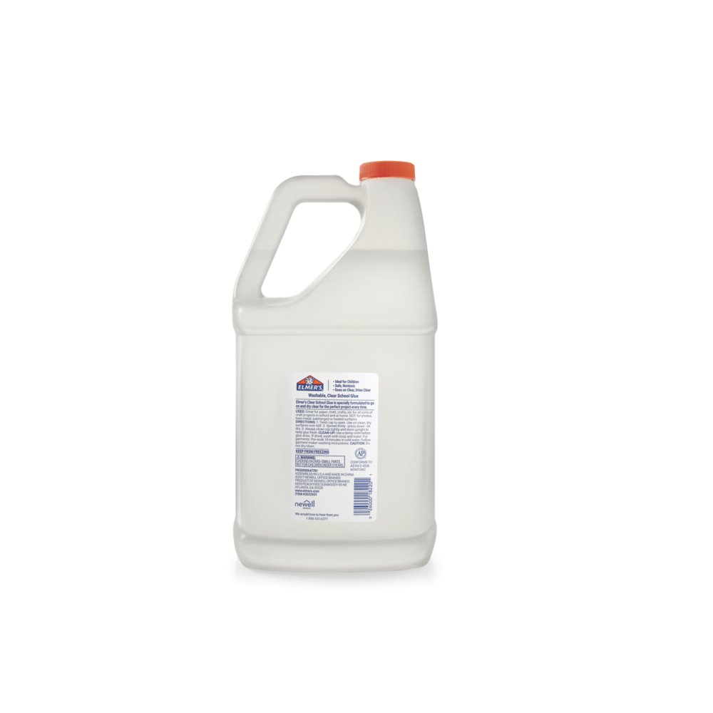 Elmer's Washable Clear School Glue, 147ml, 5-Ounce Bottle (60305Q) :  : Home