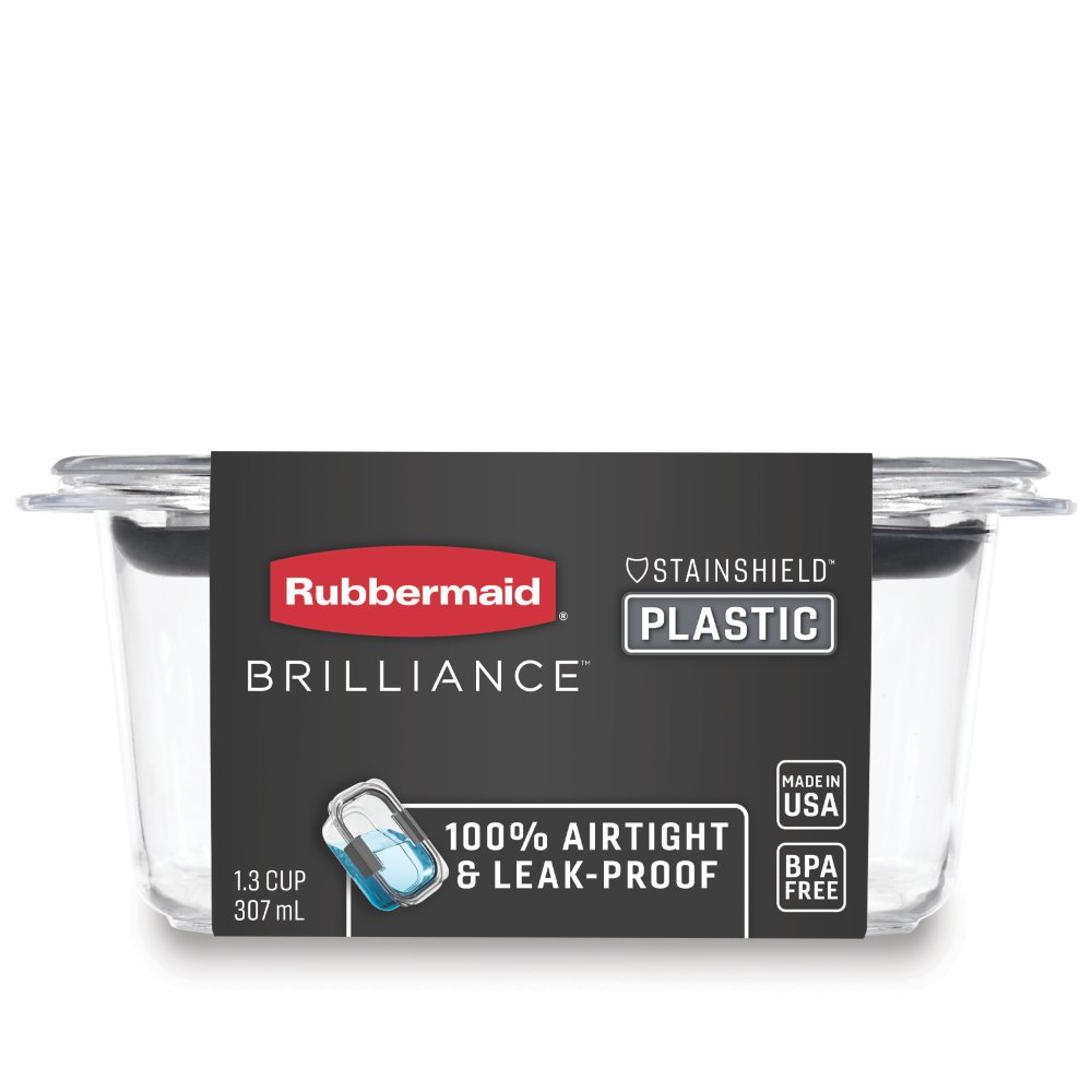 Rubbermaid 1937648 Premier Plastic 3 Cup Food Storage Container - Clear