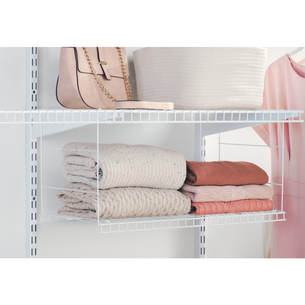 Wire rack cheap closet shelving