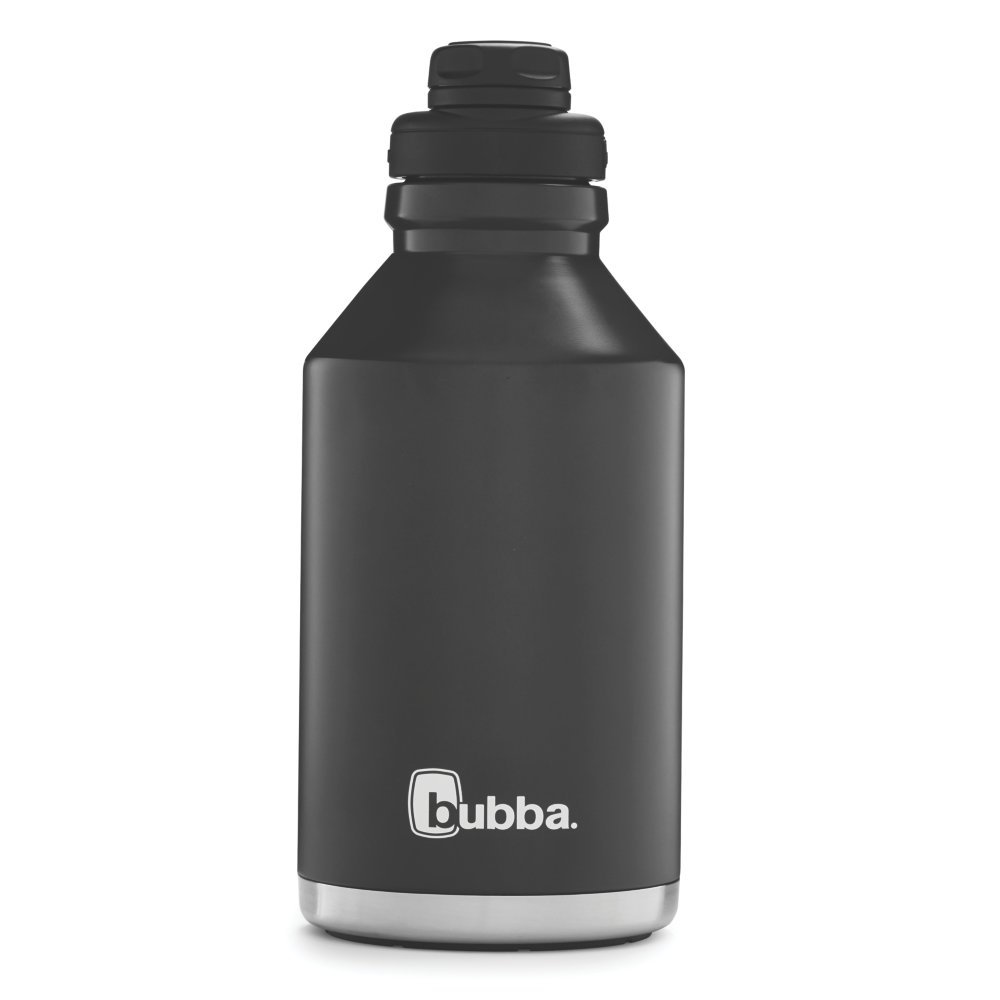 Bubba Growler Stainless Steel Water Bottle with Wide Mouth Rubberized Black  NEW
