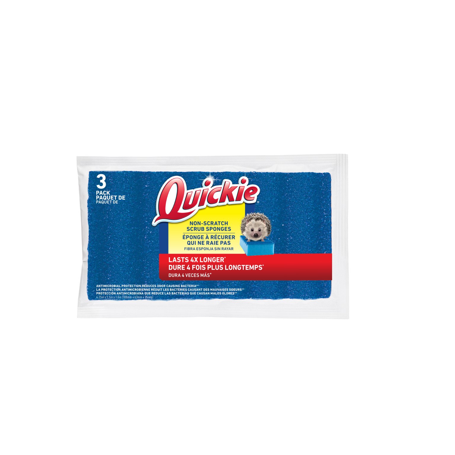 Quickie® Non-Scratch Scrub Sponges (3-Pack)