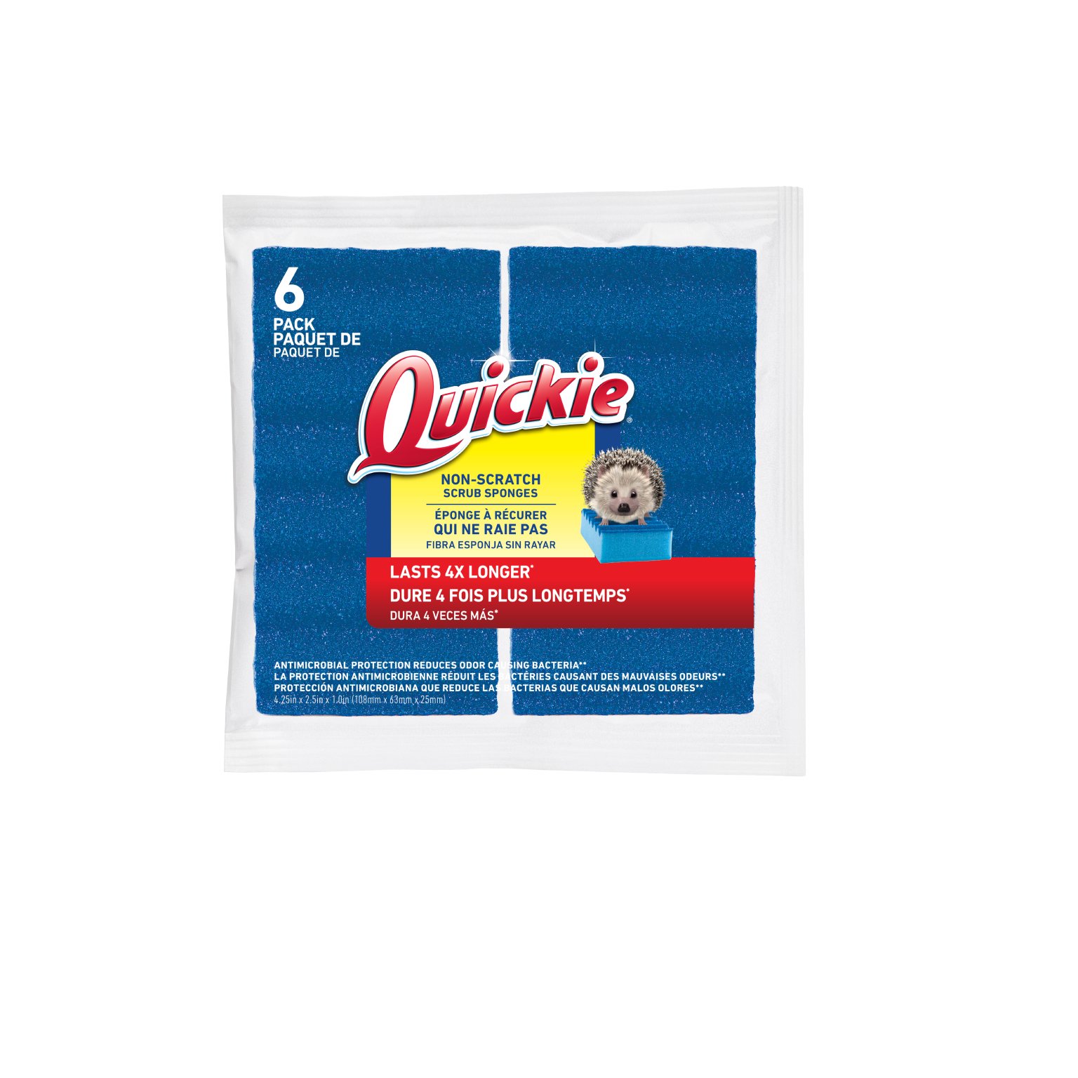 Quickie® Non-Scratch Scrub Sponges (6-Pack)